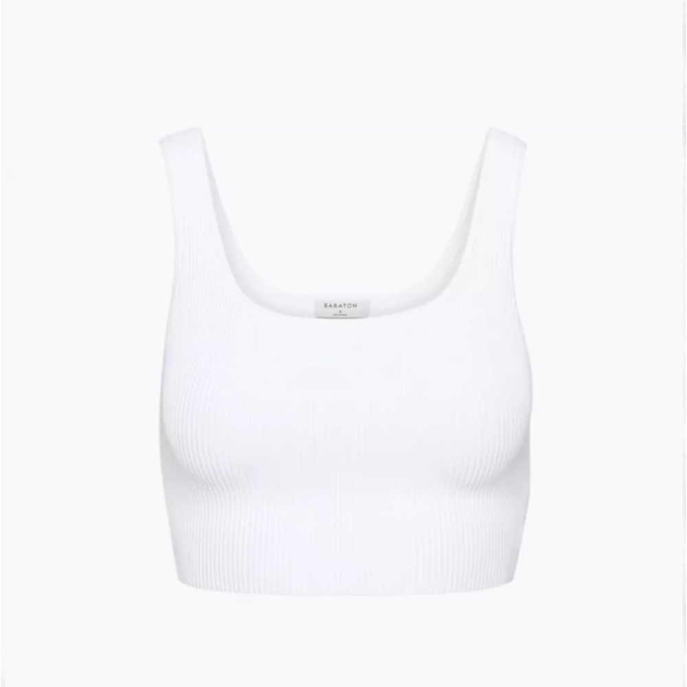 ARITZIA | Babaton Sculpt Knit Squareneck Cropped Tank